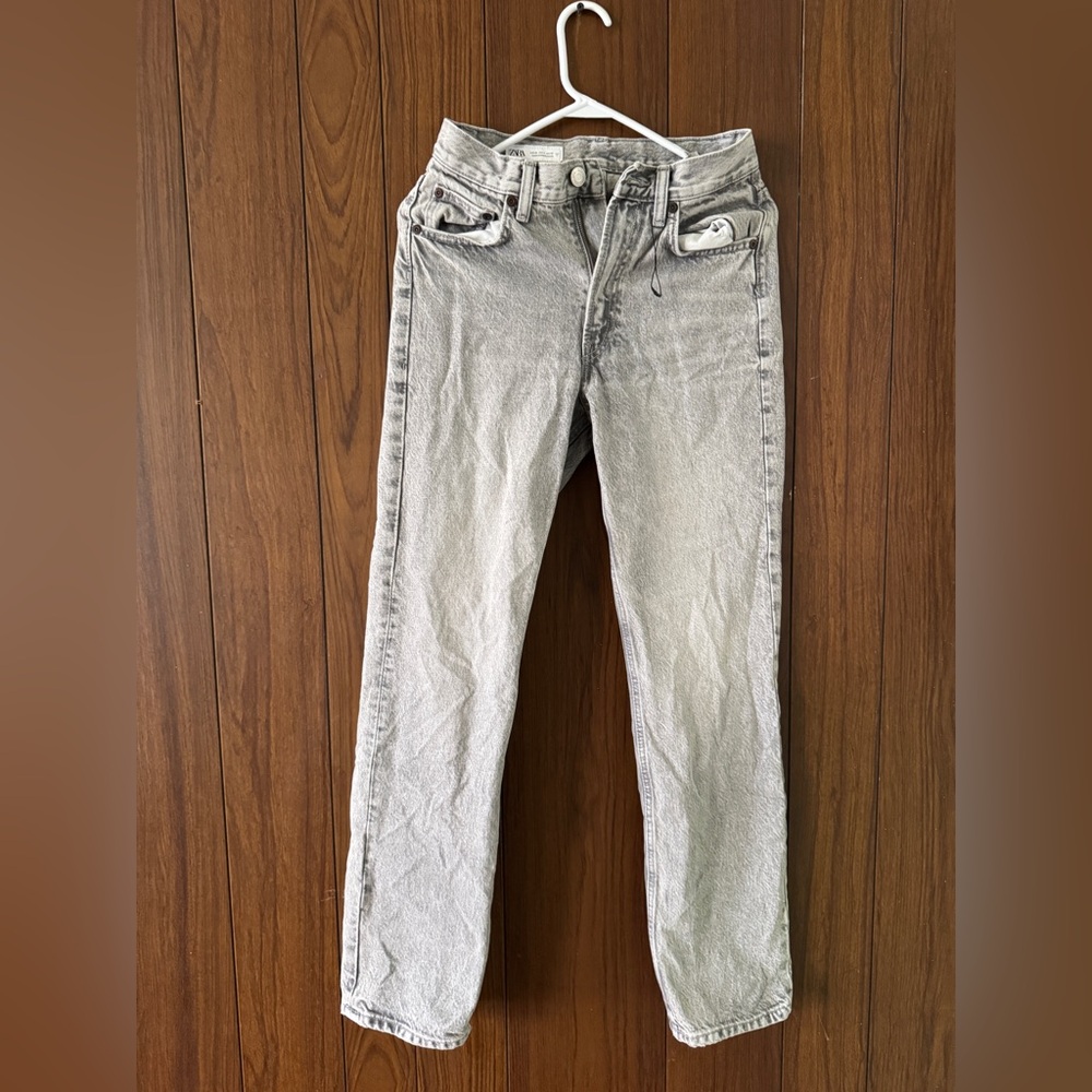 ZARA light grey women’s denim jeans size 4